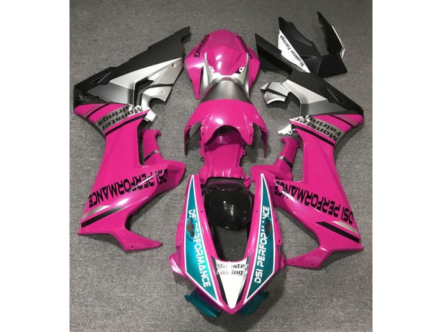 17-23 Glanzrosa & Hellblau CBR1000RR Motorrad Verkleidung
