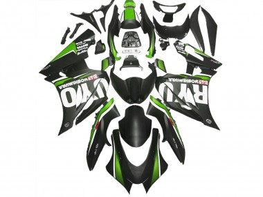 17-23 Matt Schwarz & Grün GSXR 1000 Motorrad Verkleidung
