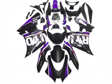17-23 Matt Schwarz & Lila GSXR 1000 Motorrad Verkleidung