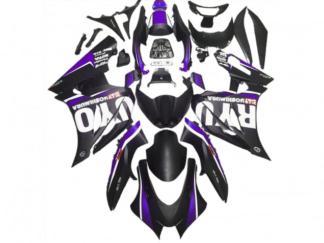 17-23 Matt Schwarz & Lila GSXR 1000 Motorrad Verkleidung