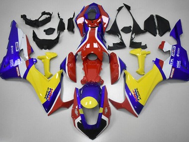 17-23 Rot Blau & Gelb HRC CBR1000RR Motorrad Verkleidung