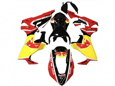 17-23 Rot Bull & Motul CBR1000RR Motorrad Verkleidung