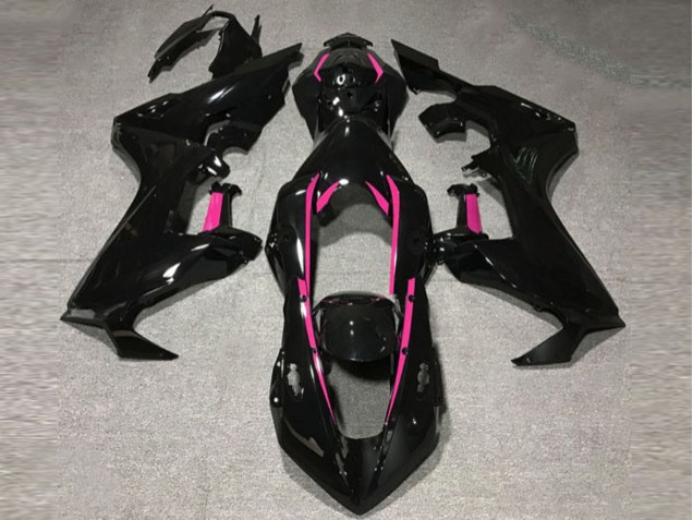 17-23 Schwarz Glänzend & Rosa Futter CBR1000RR Motorrad Verkleidung