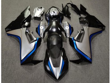 17-23 Silber & Schwarz & Blau CBR1000RR Motorrad Verkleidung