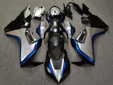 17-23 Silber & Schwarz & Blau CBR1000RR Motorrad Verkleidung