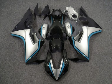 17-23 Silber & Schwarz & Hellblau CBR1000RR Motorrad Verkleidung