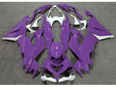 19-23 Glanz Lila & Weiß ZX6R Motorrad Verkleidung