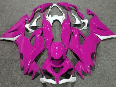 19-23 Glanzrosa & Weiß ZX6R Motorrad Verkleidung