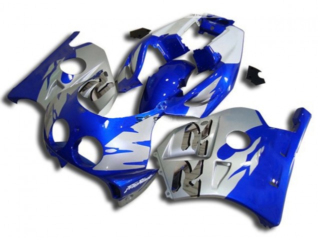90-98 Blausilber & Weiß CBR250RR Motorrad Verkleidung 90-98 Blausilber & Weiß CBR250RR Motorrad Verkleidung