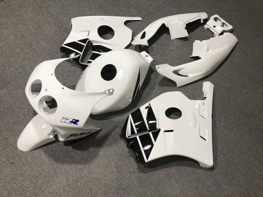 90-98 Weiß Schwarz CBR250RR Motorrad Verkleidung