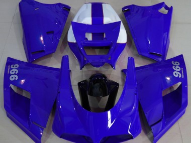93-05 Glänzend Blau Ducati 996 748 916 998 Motorrad Verkleidung