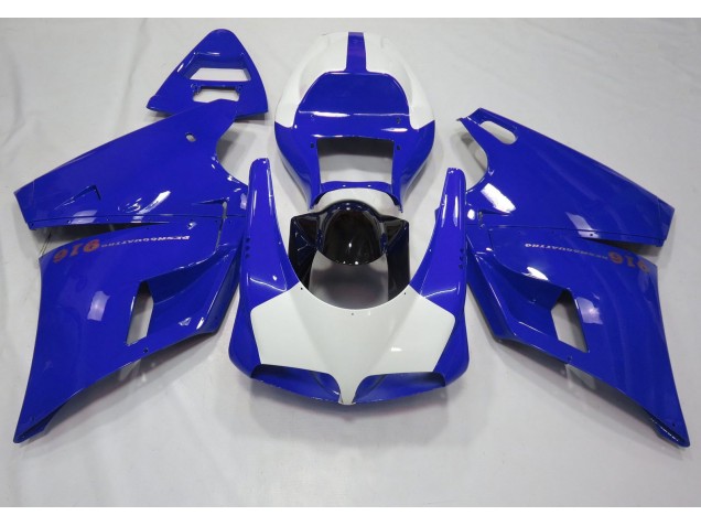 93-05 Glänzend Blau & Weiß Ducati 996 748 916 998 Motorrad Verkleidung