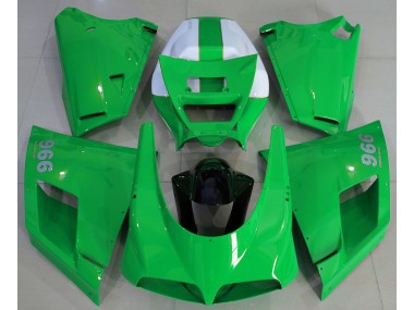 93-05 Glänzend Grün Ducati 996 748 916 998 Motorrad Verkleidung
