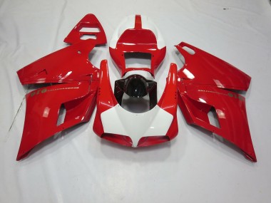 93-05 Rot & Weiß Ducati 996 748 916 998 Motorrad Verkleidung