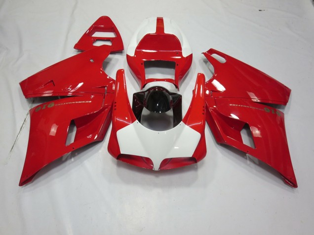 93-05 Rot & Weiß Ducati 996 748 916 998 Motorrad Verkleidung