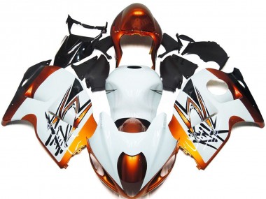 97-07 Bronze & Weiß GSXR 1300 Motorrad Verkleidung