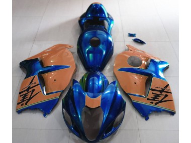 97-07 Glänzend Blau & Braun GSXR 1300 Motorrad Verkleidung