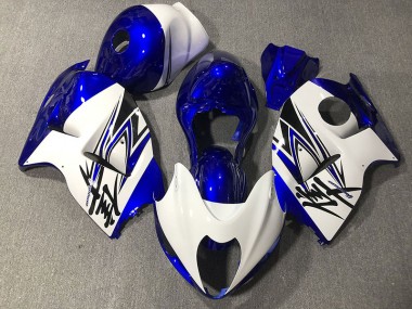97-07 Glänzend Weiß & Blau GSXR 1300 Motorrad Verkleidung