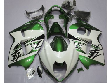 97-07 Glänzend Weiß & Grün GSXR 1300 Motorrad Verkleidung