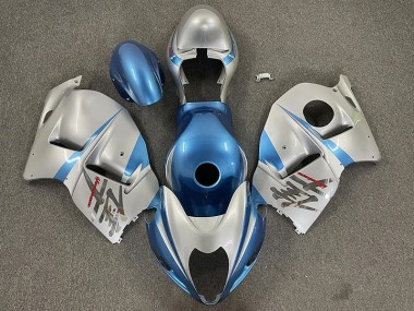 97-07 Glänzend Hellblau & Silber GSXR 1300 Motorrad Verkleidung