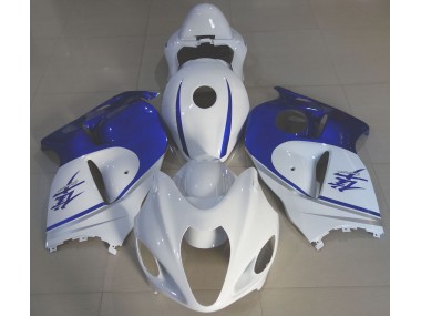 97-07 Glänzend Weiß & Tiefblau GSXR 1300 Motorrad Verkleidung