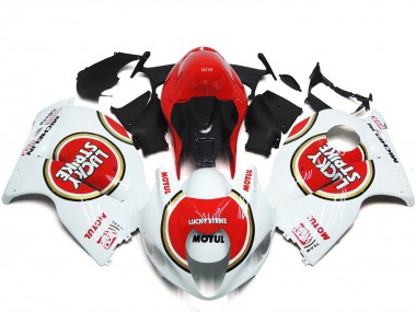 97-07 Rot Lucky Strike Stil GSXR 1300 Motorrad Verkleidung