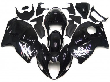 97-07 Schwarz Glänzend Mit Silbernen Aufklebern GSXR 1300 Motorrad Verkleidung