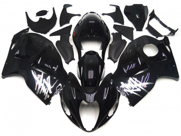 97-07 Schwarz Glänzend Mit Silbernen Aufklebern GSXR 1300 Motorrad Verkleidung
