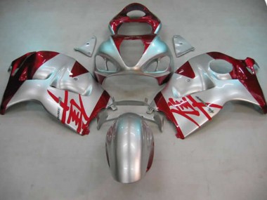 97-07 Silber & Rot GSXR 1300 Motorrad Verkleidung