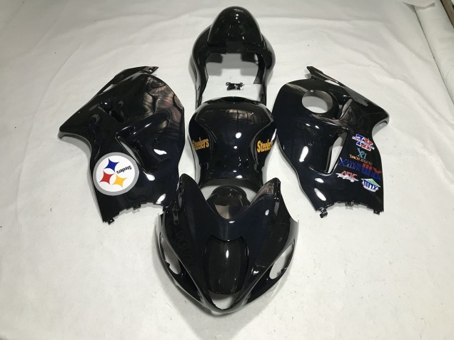 97-07 Teamlogo In Schwarz Glänzend GSXR 1300 Motorrad Verkleidung
