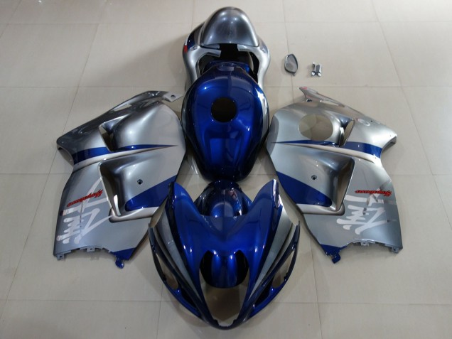 97-07 Tiefes Blau & Silber GSXR 1300 Motorrad Verkleidung 97-07 Tiefes Blau & Silber GSXR 1300 Motorrad Verkleidung