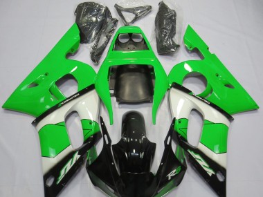 98-02 Grün Weiß & Schwarz R6 Motorrad Verkleidung