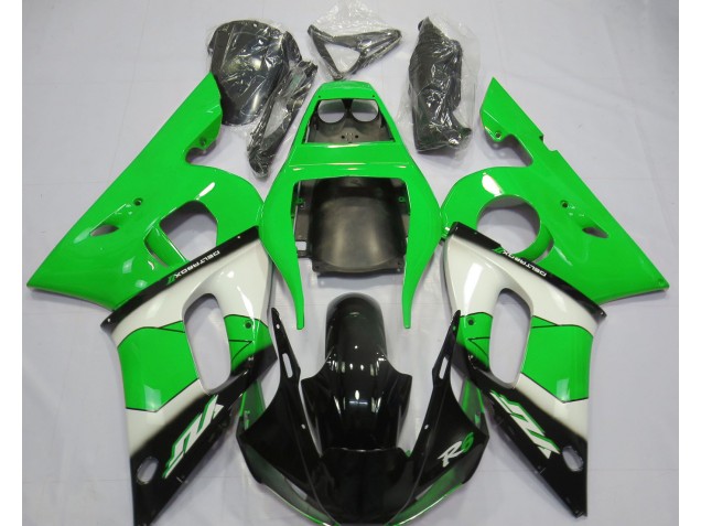 98-02 Grün Weiß & Schwarz R6 Motorrad Verkleidung