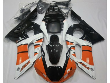 98-02 Orange Glänzend & Schwarz R6 Motorrad Verkleidung