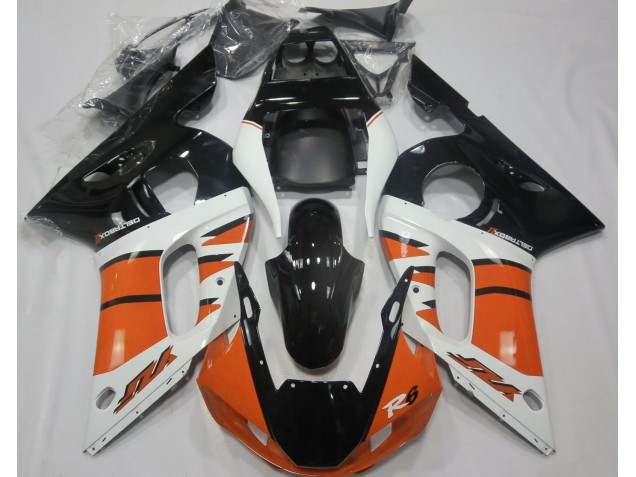 98-02 Orange Glänzend & Schwarz R6 Motorrad Verkleidung 98-02 Orange Glänzend & Schwarz R6 Motorrad Verkleidung