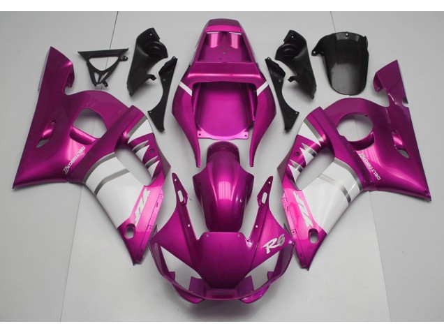 98-02 Rosa & Weiß R6 Motorrad Verkleidung 98-02 Rosa & Weiß R6 Motorrad Verkleidung