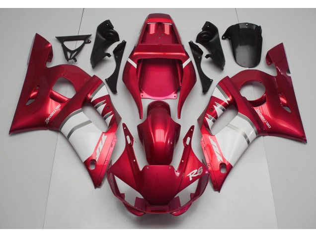 98-02 Rot & Weiß R6 Motorrad Verkleidung 98-02 Rot & Weiß R6 Motorrad Verkleidung