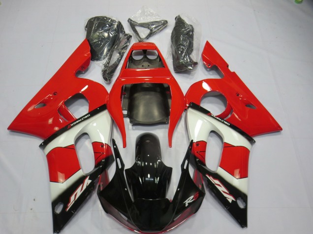98-02 Rot Weiß & Schwarz R6 Motorrad Verkleidung 98-02 Rot Weiß & Schwarz R6 Motorrad Verkleidung