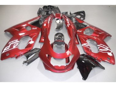 98-07 Aufkleber In Glänzendem Rot & Weiß YZF600 Motorrad Verkleidung