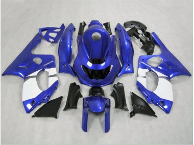 98-07 Glänzend Blau & Weiß YZF600 Motorrad Verkleidung