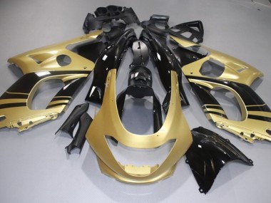 98-07 Glänzend Gold & Schwarz YZF600 Motorrad Verkleidung