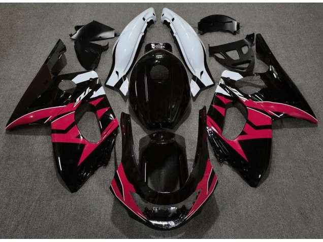 98-07 Schwarz Rot Glänzend & Weiß YZF600 Motorrad Verkleidung 98-07 Schwarz Rot Glänzend & Weiß YZF600 Motorrad Verkleidung