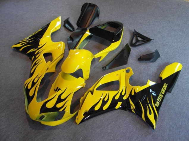 98-99 Gelb Flamme R1 Motorrad Verkleidung 98-99 Gelb Flamme R1 Motorrad Verkleidung