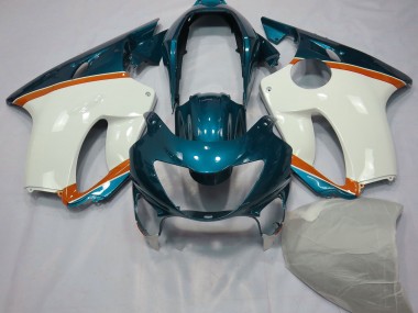 99-00 Hellblau & Orange CBR600 F4 Motorrad Verkleidung