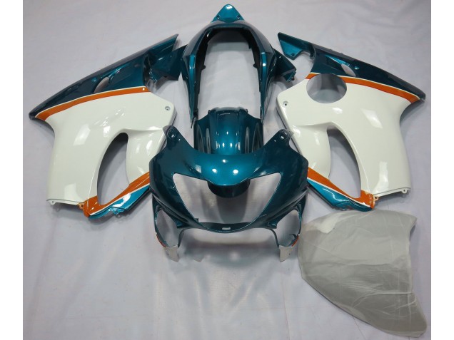 99-00 Hellblau & Orange CBR600 F4 Motorrad Verkleidung 99-00 Hellblau & Orange CBR600 F4 Motorrad Verkleidung