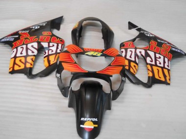 99-00 Matt Orange Schwarz & Rot CBR600 F4 Motorrad Verkleidung