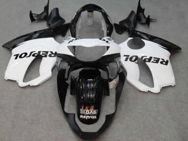 99-00 Weiß Repsol CBR600 F4 Motorrad Verkleidung