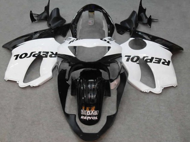 99-00 Weiß Repsol CBR600 F4 Motorrad Verkleidung 99-00 Weiß Repsol CBR600 F4 Motorrad Verkleidung
