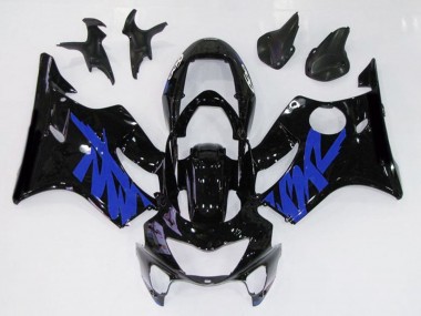 99-00 Schwarz Glänzend & Blau CBR600 F4 Motorrad Verkleidung