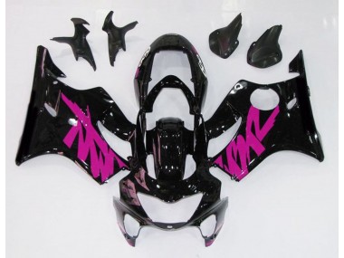 99-00 Schwarz Glänzend & Pink CBR600 F4 Motorrad Verkleidung